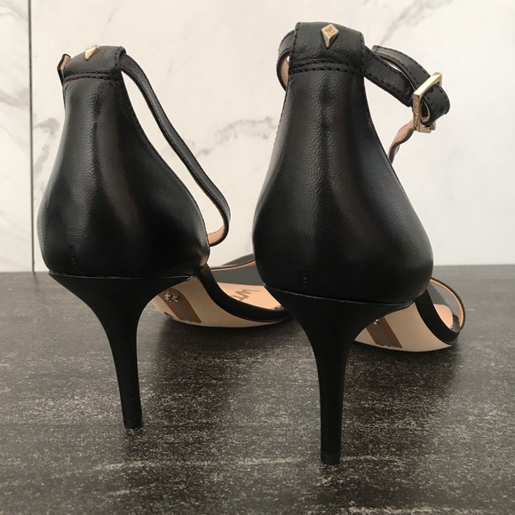 NEW Sam Edelman Patti Black Sandal Heels - Picture 4 of 5